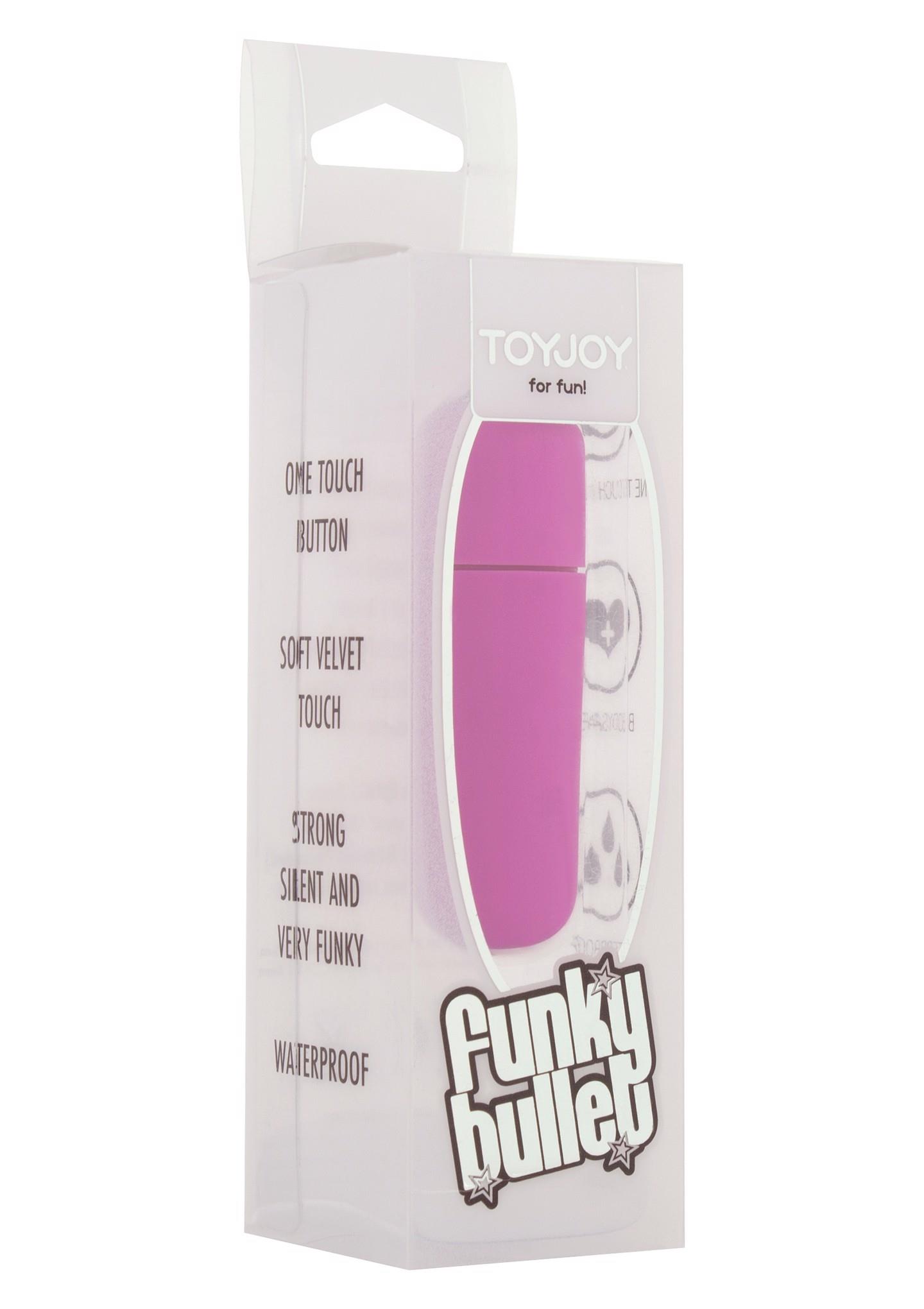 Вибратор для клитора Funky Bullet, 5 см (фуксия)