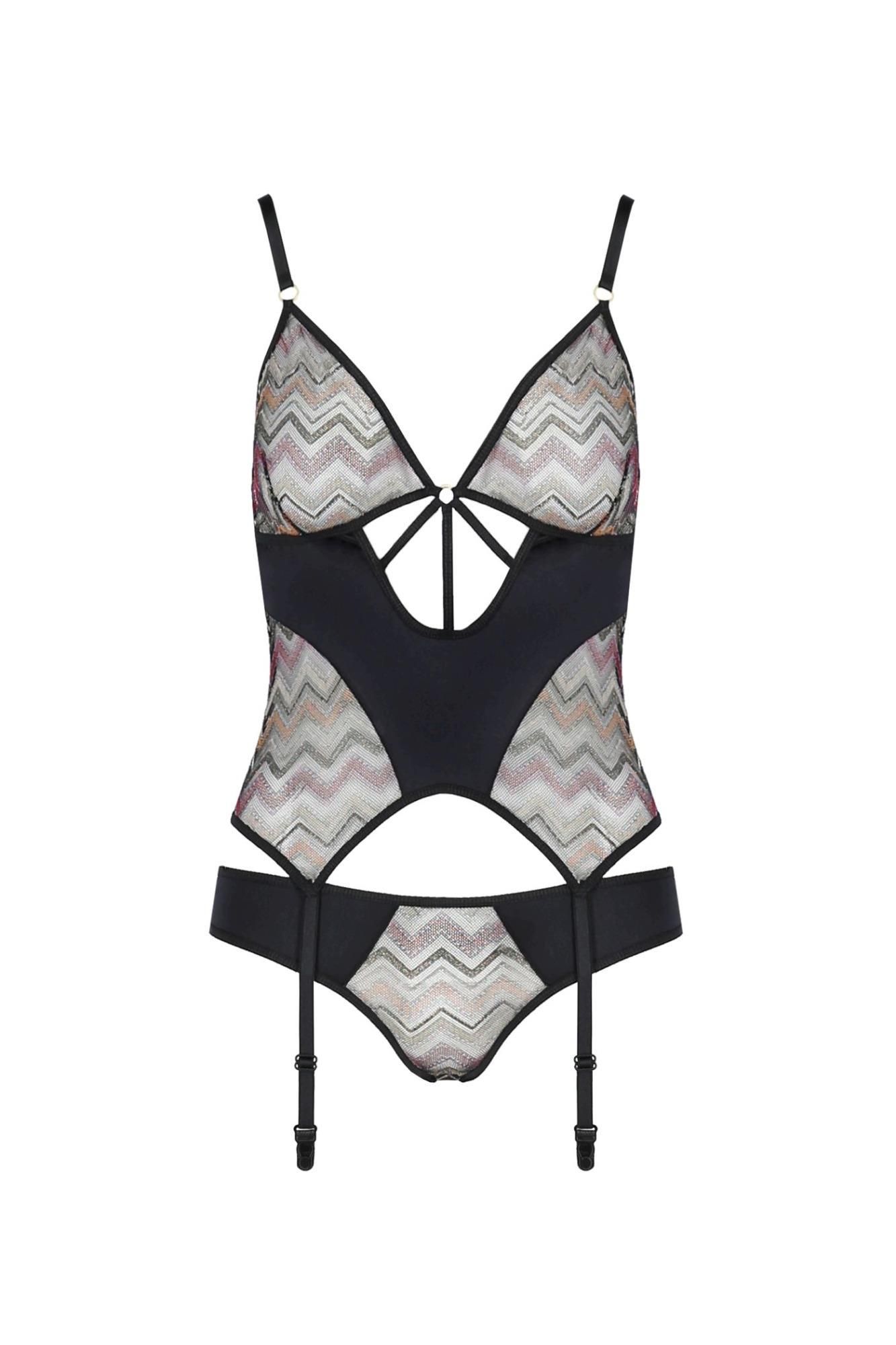 Gorset Casmir Lagerta, S/M (czarny)