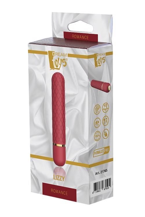 Вибратор Dream Toys Romance Lizzy, 12,7 см (бордовый)