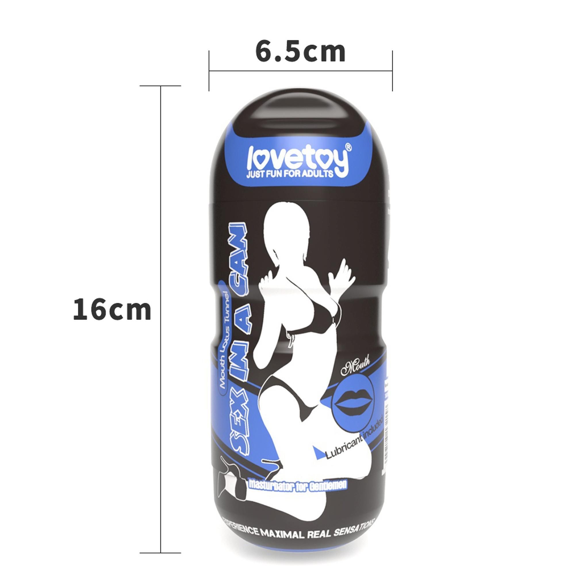 Мастурбатор LoveToy Sex In A Can Mouth Lotus Tunnel (тілесний)