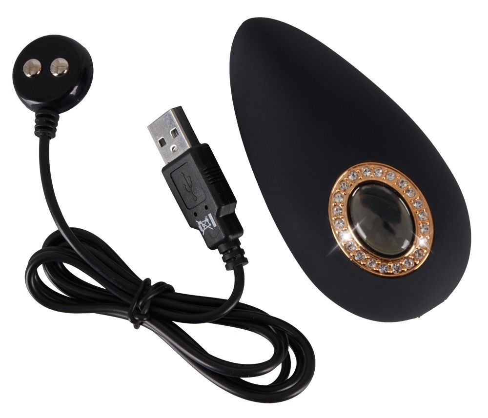 Вибратор для клитора Cleopatra Clitoral Vibrator, 9.5 см (черный)