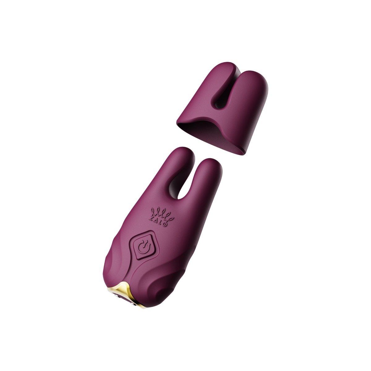 Wibrator piersiowy Zalo Nave Obsidian, 6,3 cm (fioletowy)