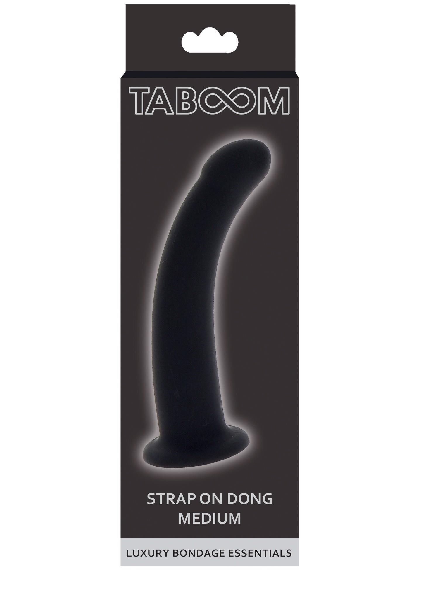 Фаллоимитатор Taboom Strap On Dong Medium, 14 см (черный)