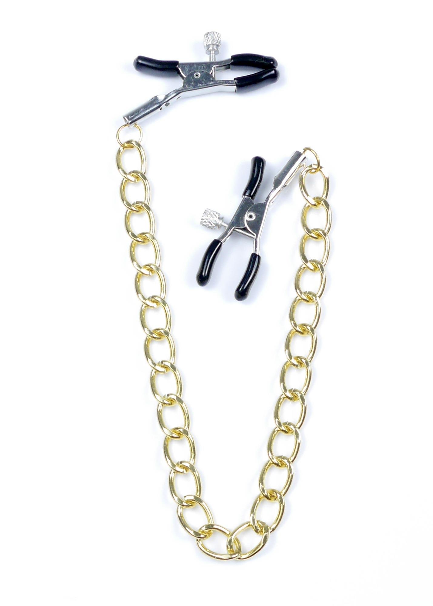Зажимы для сосков Fetish B - Series Exclusive Nipple Clamps No.8, 41 см (черный)