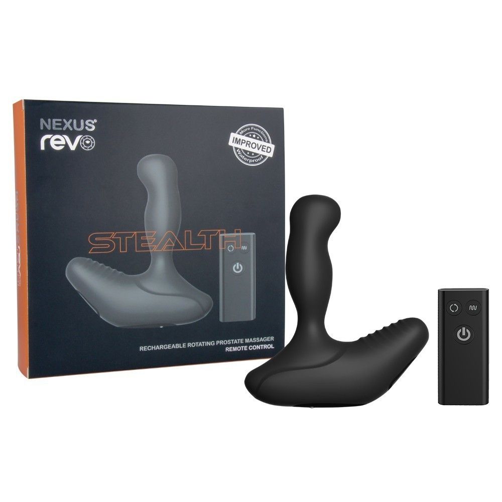 Стимулятор простаты Nexus Revo Stealth, 14.6 см (черный)