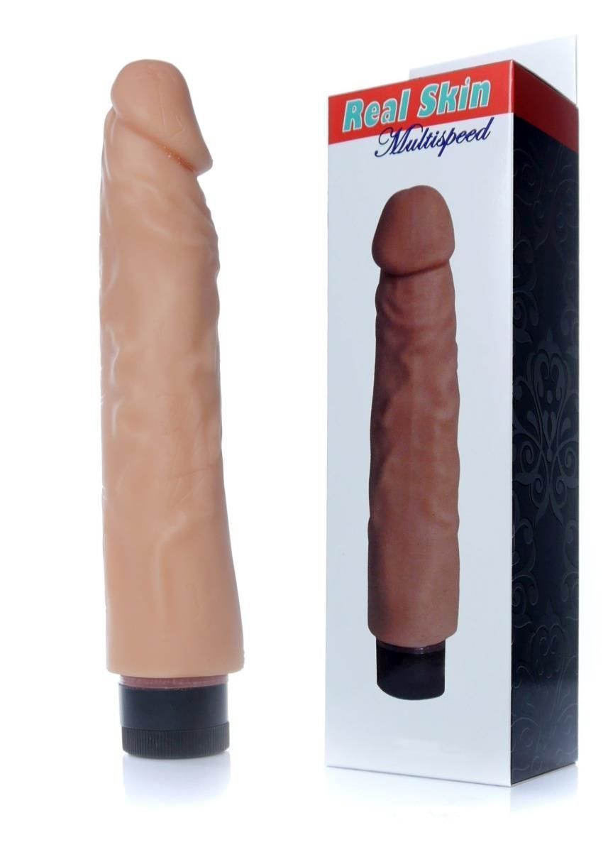 Вібратор реалістичний Boss Real Skin, 22.5 см (тілесний)
