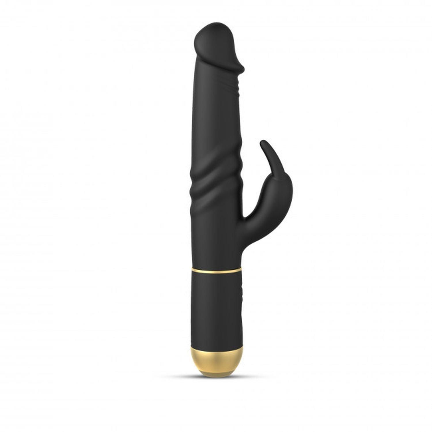 Вібратор-кролик Dorcel Furious 2.0, 27 см (чорний)
