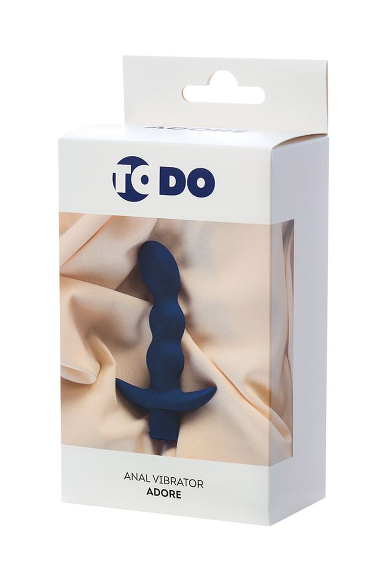 Korek analny ToDo Anal Vibrator Adore, 15 cm (niebieski)