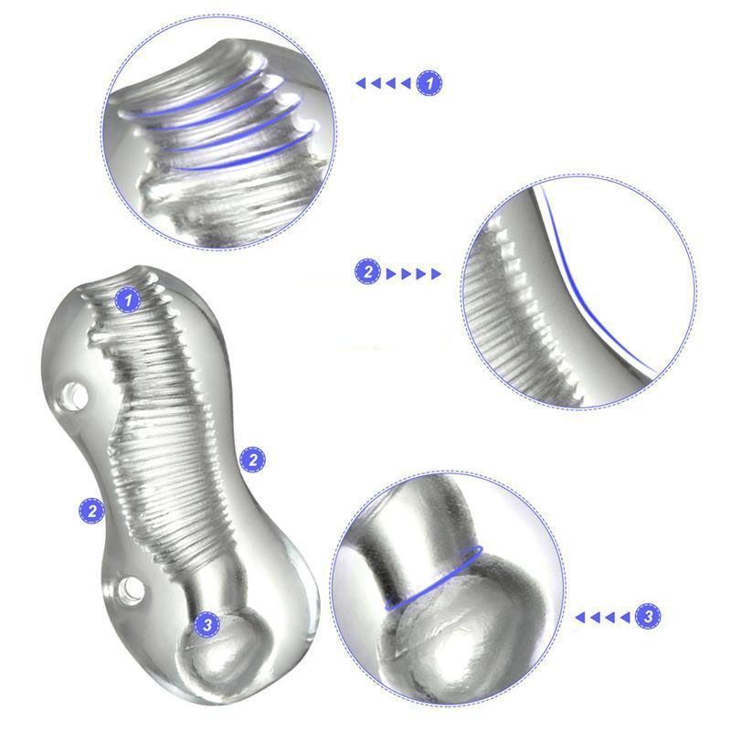 Toro Ultimate Hannx4 Stroker - Masturbator, Przezroczysty, 14 cm, One size