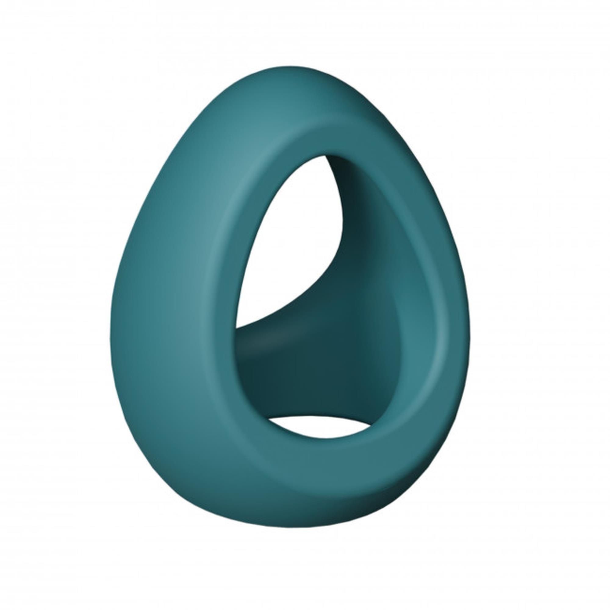Эрекционное кольцо Love To Love Flux Ring Black Teal Me, 3 см (бирюзовый)