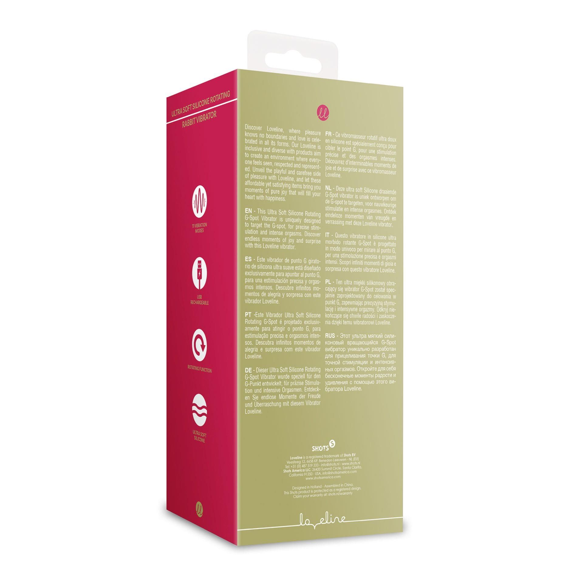 Вибратор-кролик Loveline Ultra Soft Silicone Rotating (зеленый)