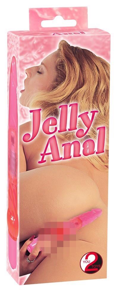 Анальный вибратор Orion Jelly Anal Pink, 17,5 см (розовый)