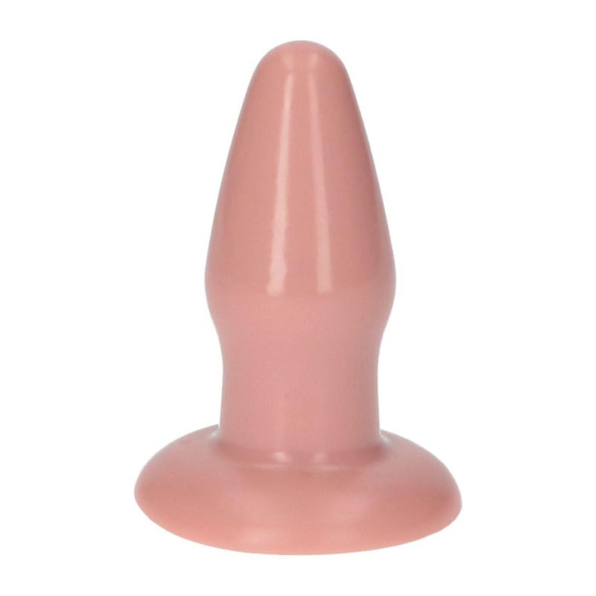 Korek analny Toyz4lovers Italian Cock 3,5", 9,5 cm  (w kolorze cielistym)