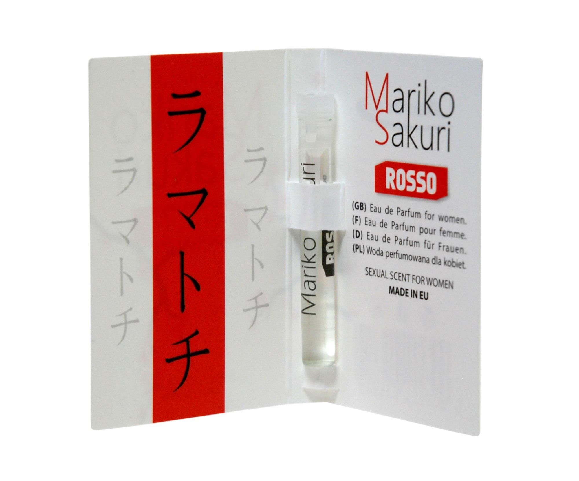 Aurora Mariko Sakuri Rosso - Perfumy z feromonami dla kobiet, Szampan, 1 ml