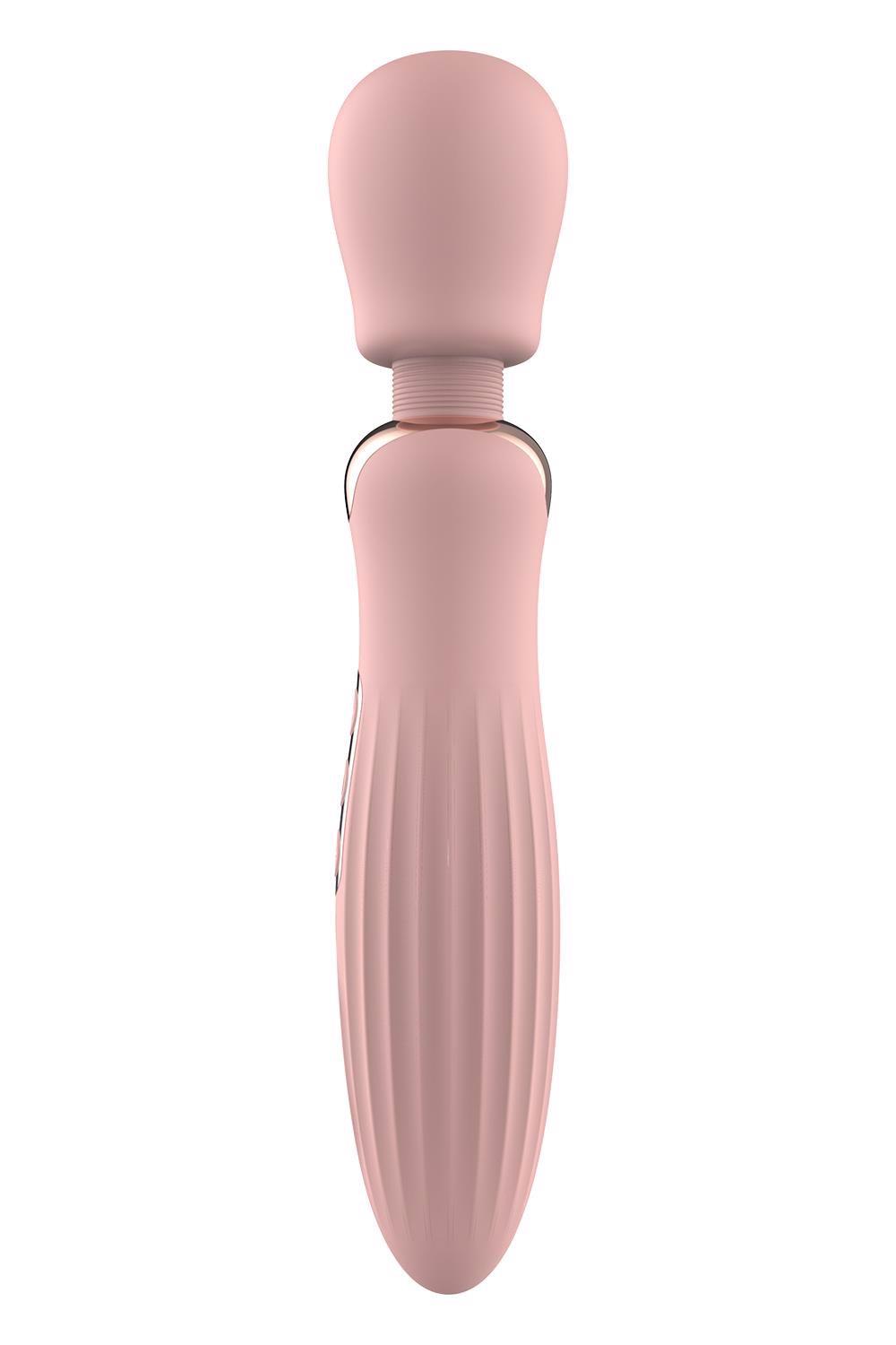 Вибратор Glam Large Wand, 24 см (светло-розовый)
