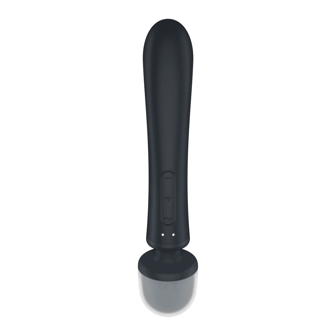 Wibrator Satisfyer Triple Lover, 24 cm (szary)