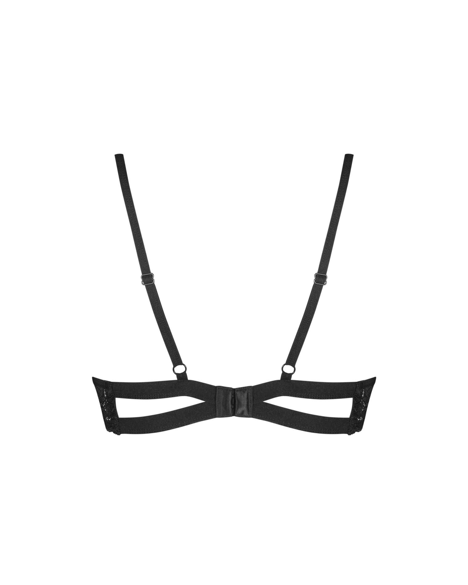 Biustonosz Obsessive Nutris, M/L (czarny)