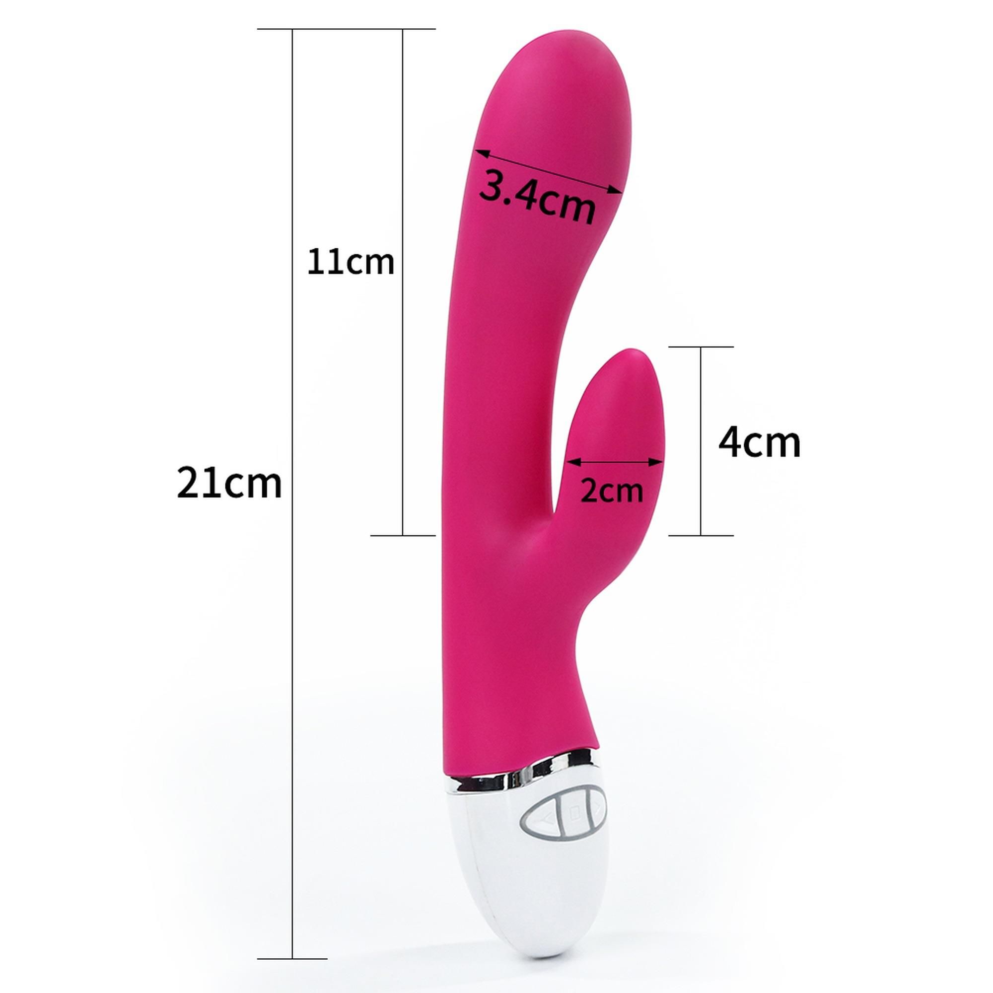 Wibrator królik LoveToy Dreamer, 20,5 cm (różowy)