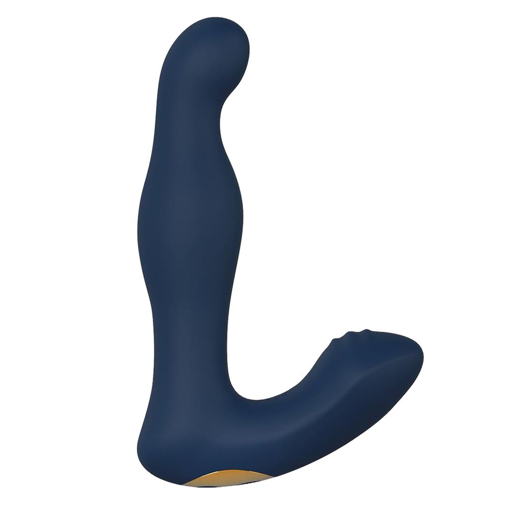 Вибростимулятор простаты Dream Toys Goddess Collection Arges, 14,8 см (синий)