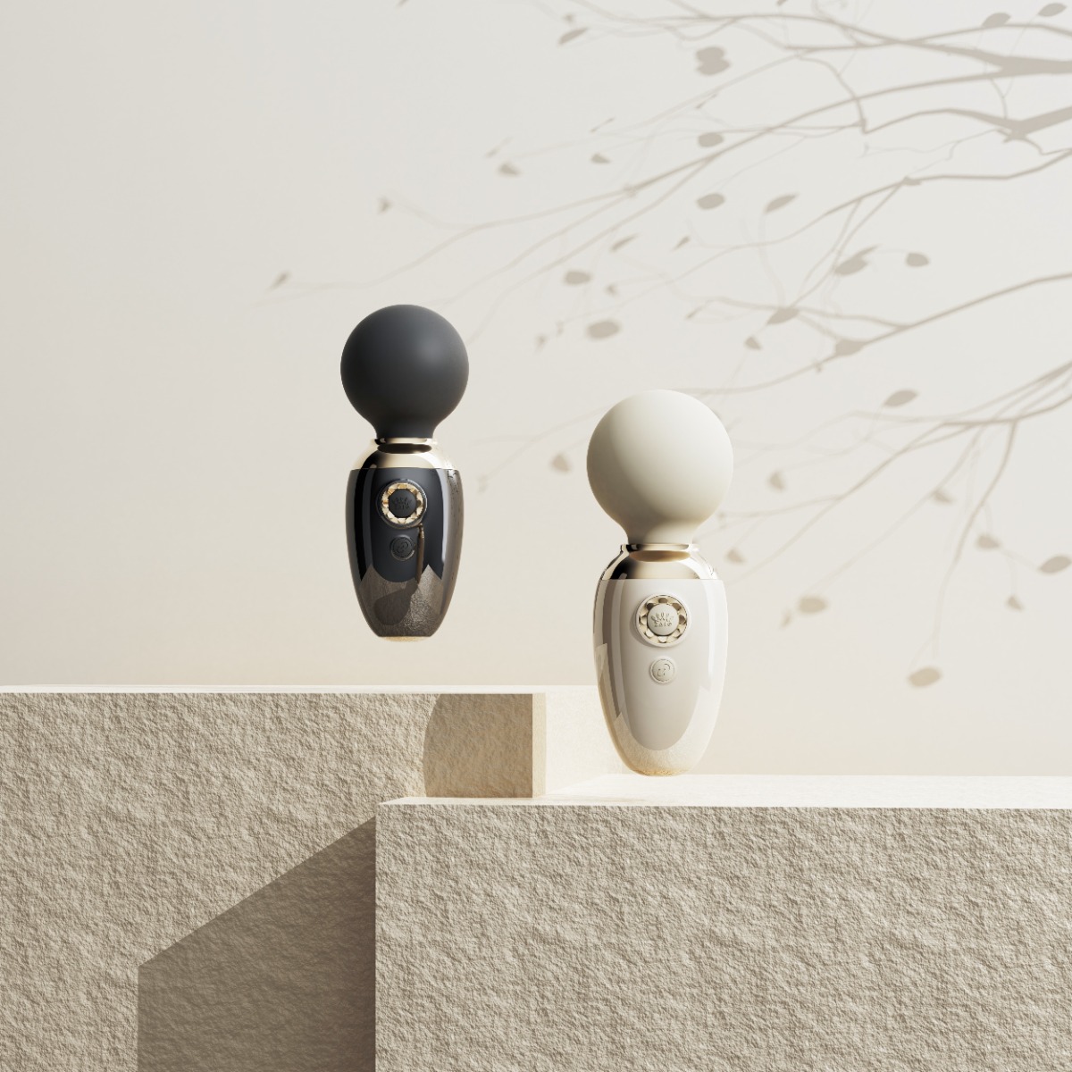 Wibrator łechtaczki Zalo Ava Ivory, 8,9 cm (biały)