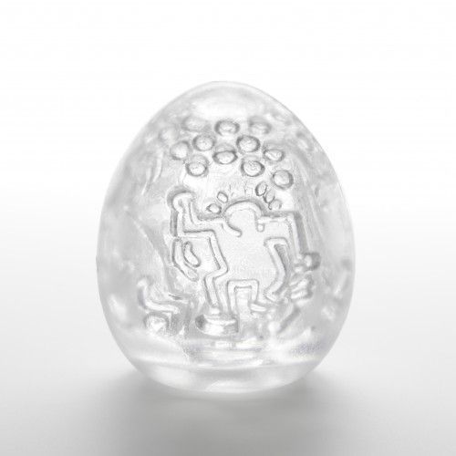 Мастурбатор яйцо Tenga Egg Keith Haring Dance (белый)