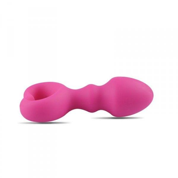 Анальна пробка Toyz4lovers Heart Clip Tip, 9 см (рожевий)
