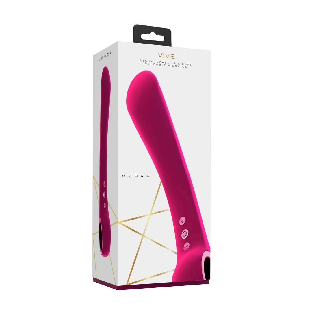 Wibrator Vive Ombra Bendable, 24.2 cm (różowy)