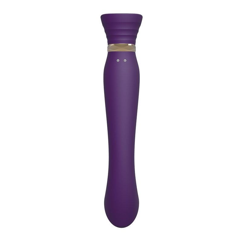 Вибратор Zalo Queen G-Spot Pulse Wave, 21,5 см (фиолетовый)
