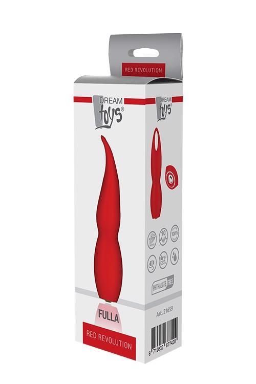 Вибростимулятор Dream Toys Red Revolution Fulla, 13 см (красный)