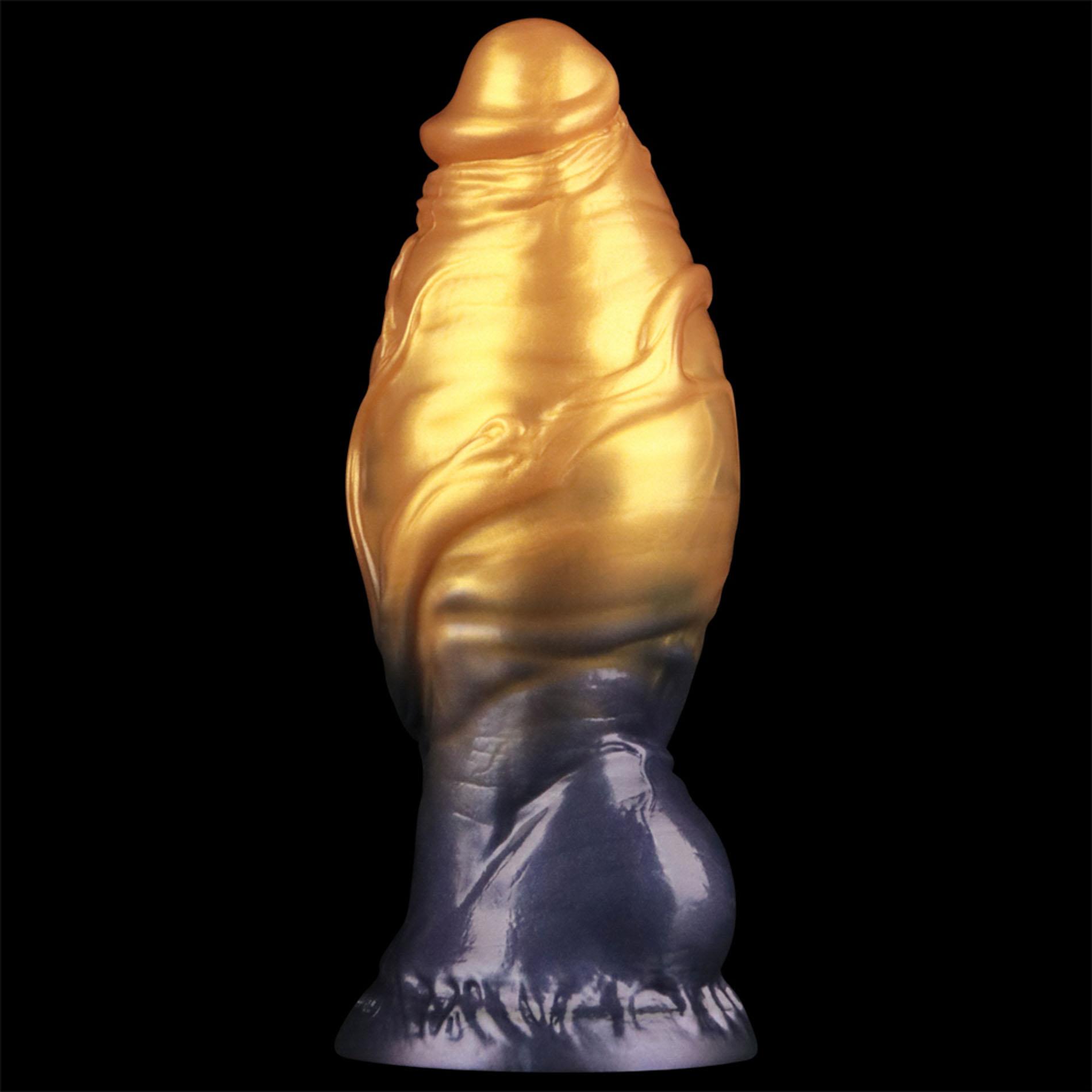 Фаллоимитатор Lovetoy Dual Density 7.5’’, 19 см (золотой)