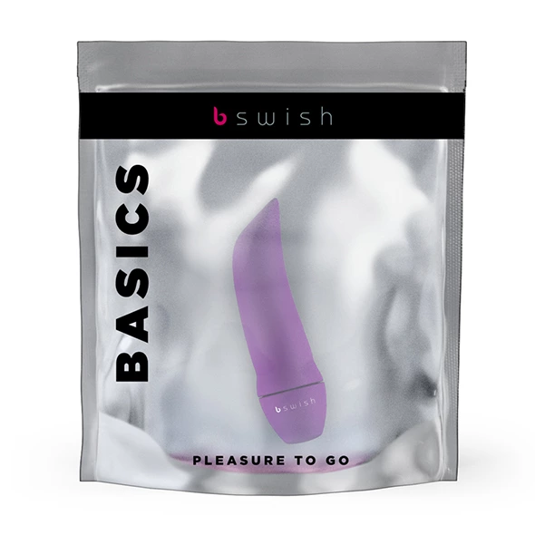 Вибратор B Swish Basic Curve Azalea, 7.6 см (фиолетовый)