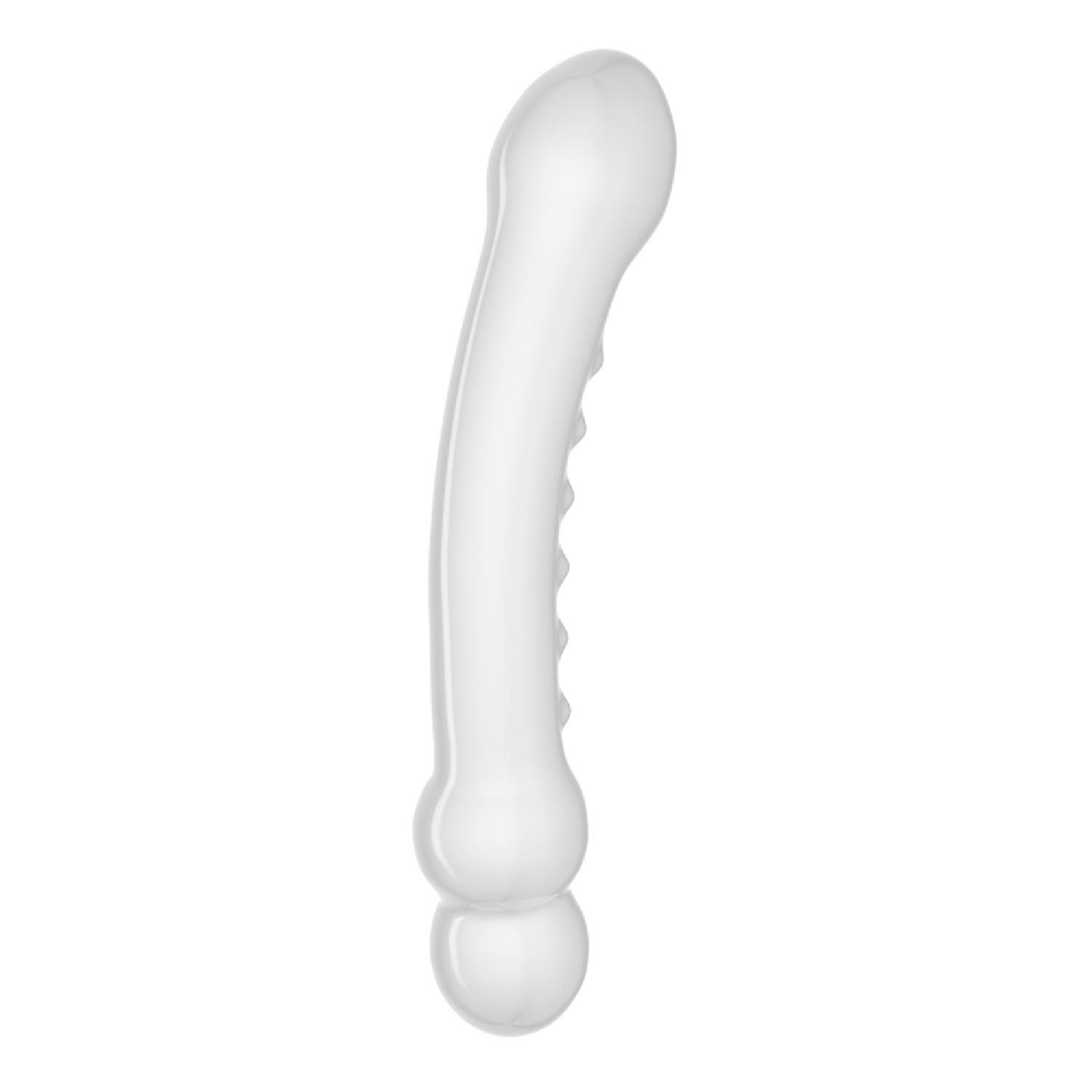 Скляний фалоімітатор LoveToys Glass Romance, 19 см (прозорий)