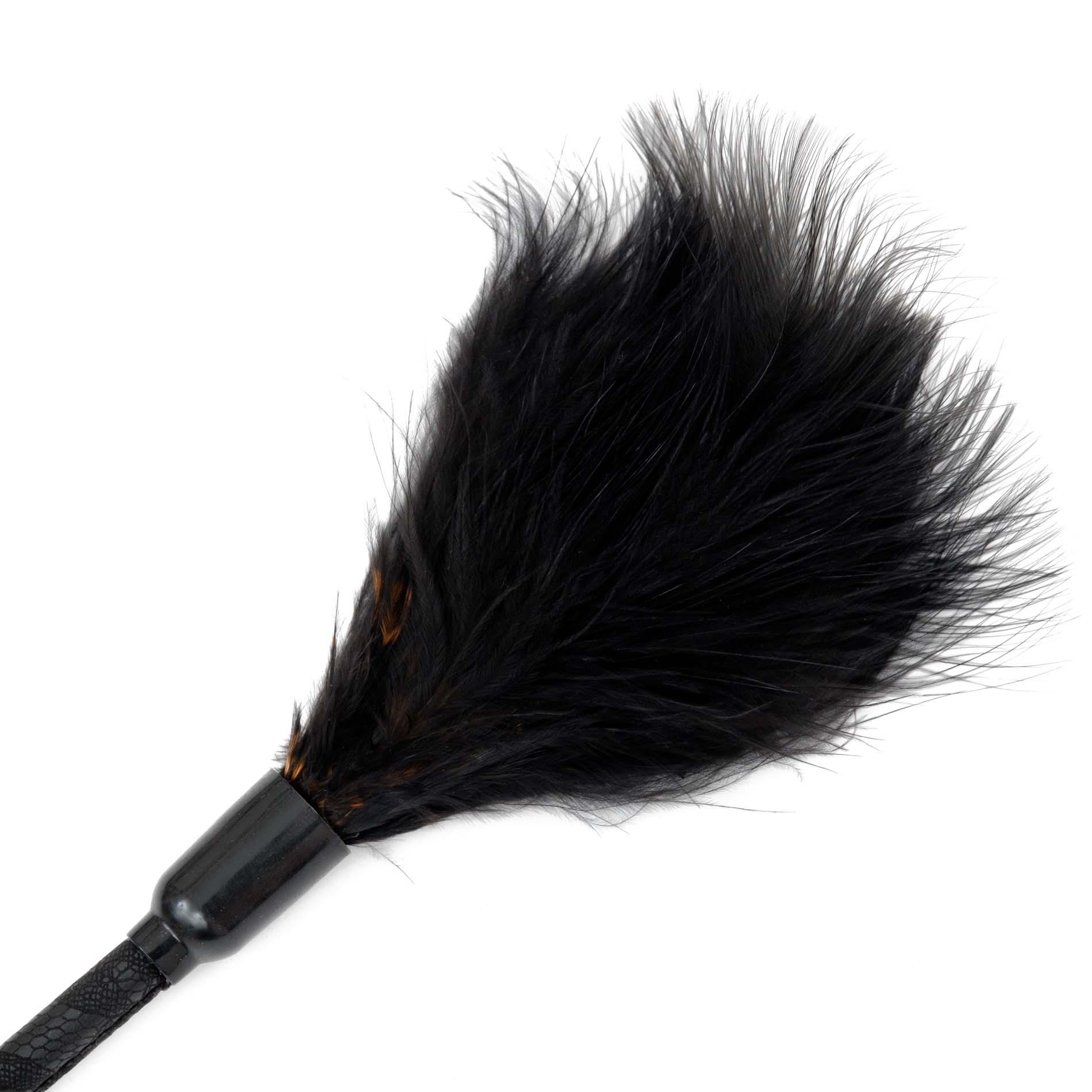 Стек Fetish B-Series Tickler & Whip 3.0, 41 см (черный)