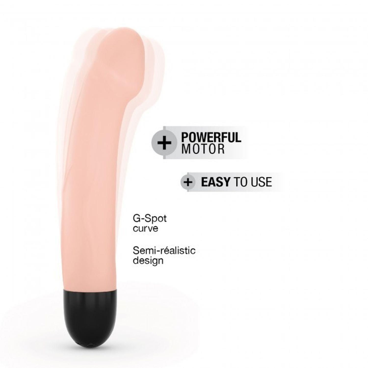 Вібратор для точки G Dorcel Real 2.0, 22 см (тілесний)