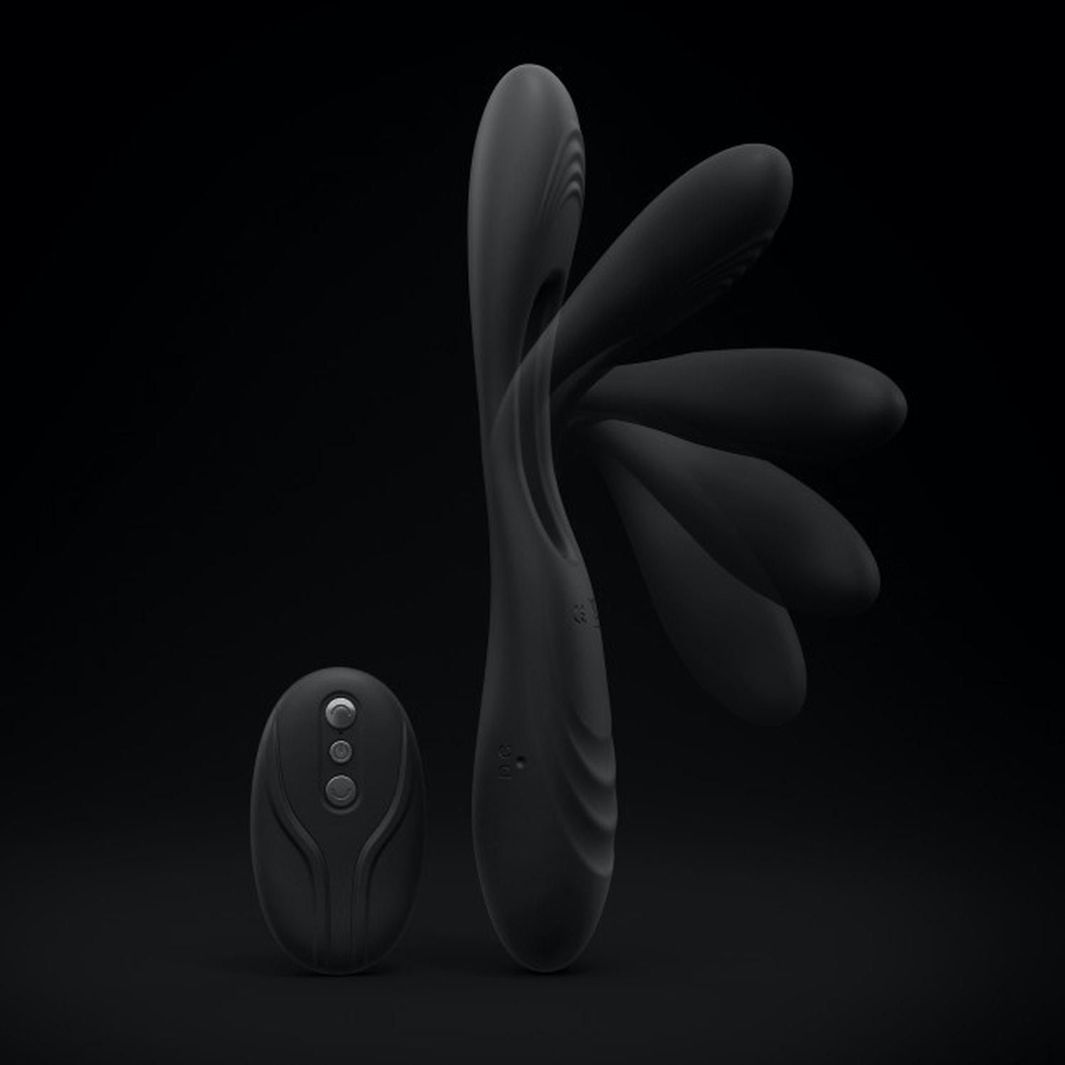 Вібратор для пар Dorcel Multi Joy, 20 см (чорний)
