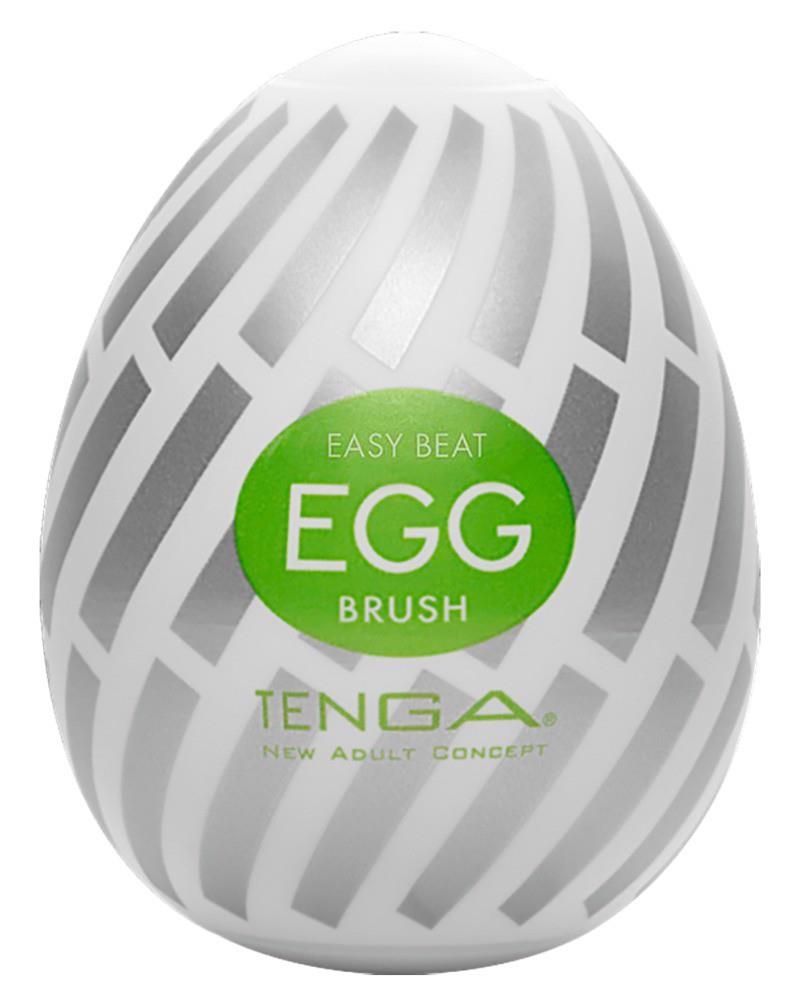 Мастурбатор яйце Tenga Egg New Standard Brush (білий)