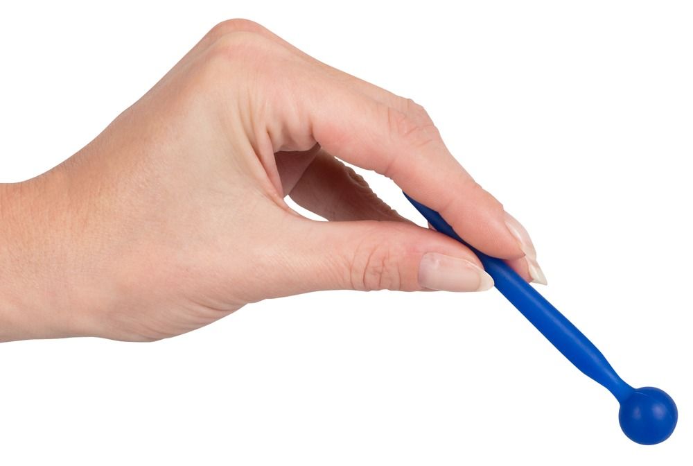 Уретральний стимулятор Penis Plug Sperm Stopper, 9,6 см (синій)