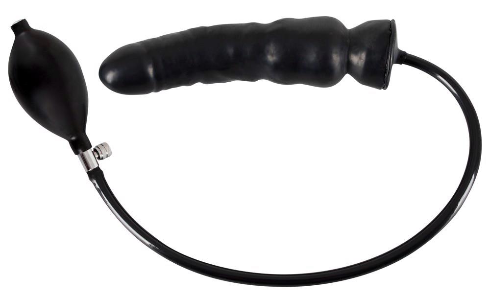 Фаллоимитатор Latex-Dildo, 20 см (черный)