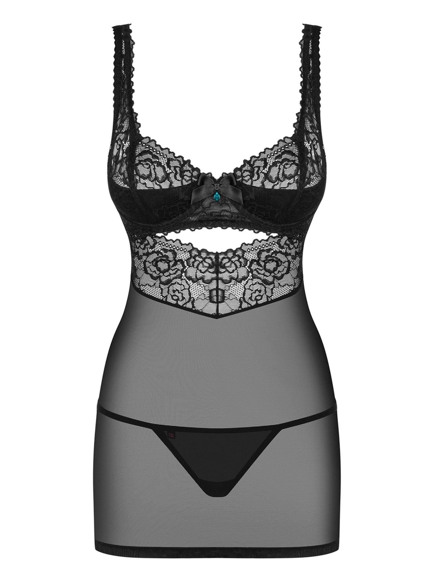 Комплект Obsessive 867-CHE-1, S/M (черный)