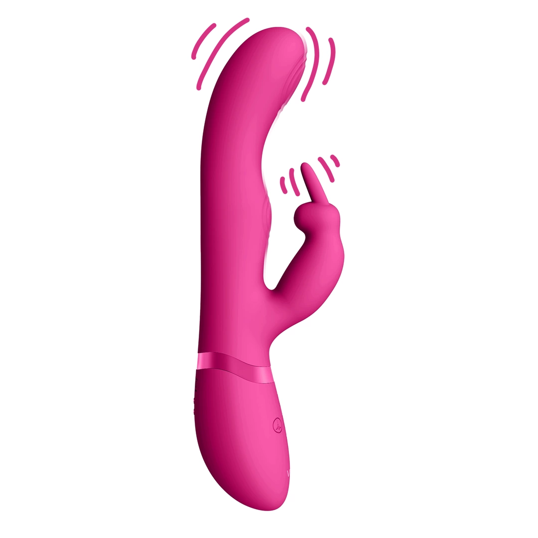Вибратор-кролик Vive May G-Spot, 22 см (розовый)