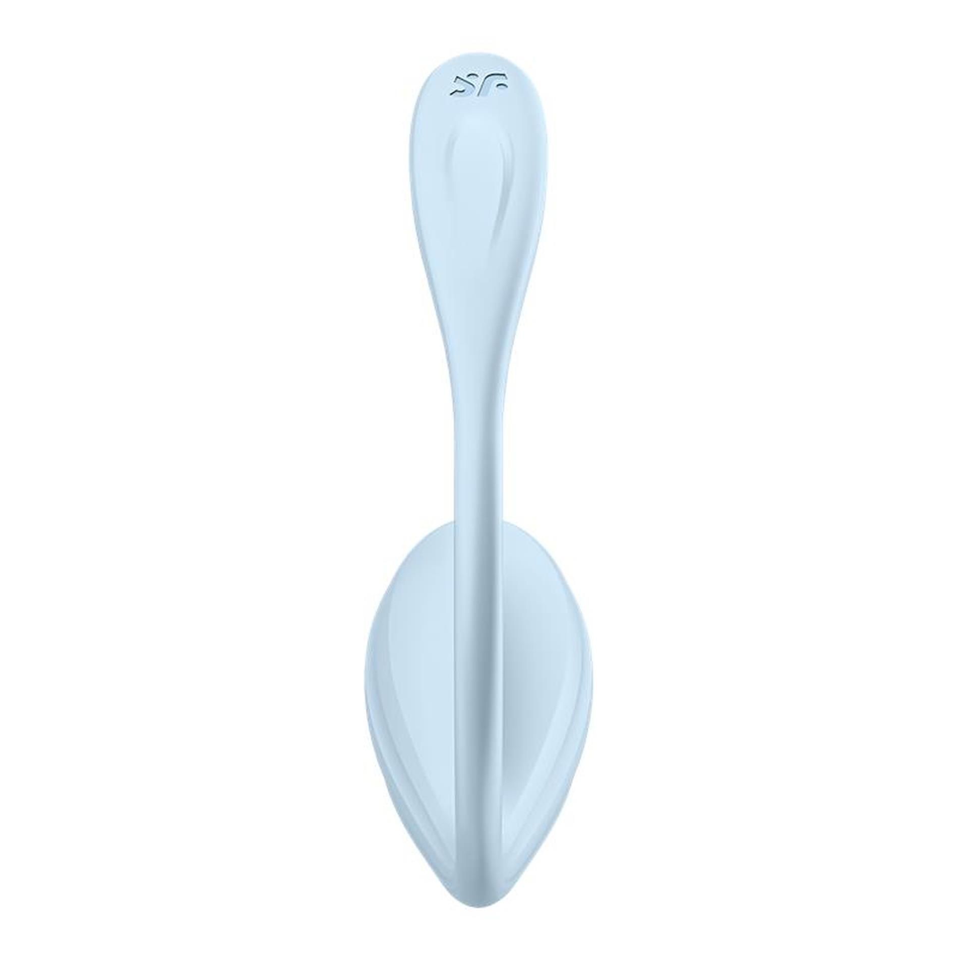 Виброяйцо Satisfyer Smooth Petal (голубой)