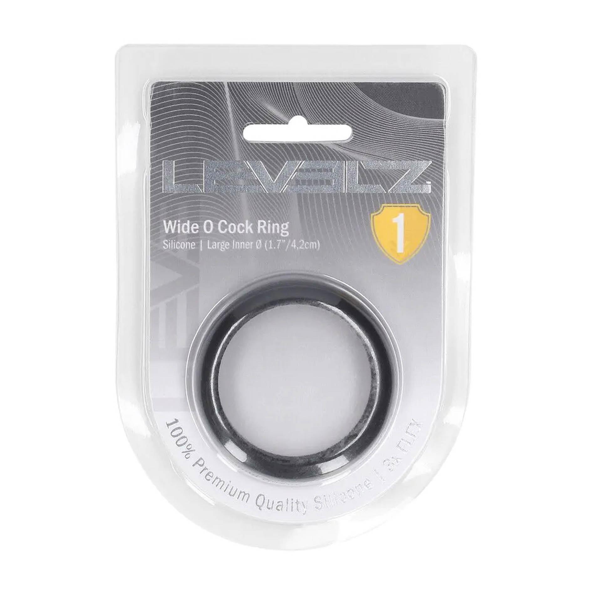 Эрекционное кольцо Levelz Wide O Silicone Cockring L, 4.2 см