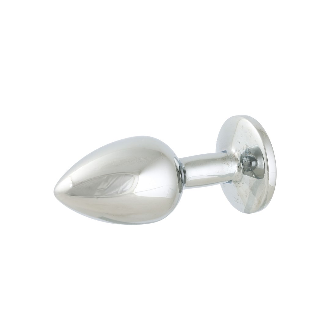 Korek analny z kryształem Simply Pleasure S, 7 cm (niebieski)