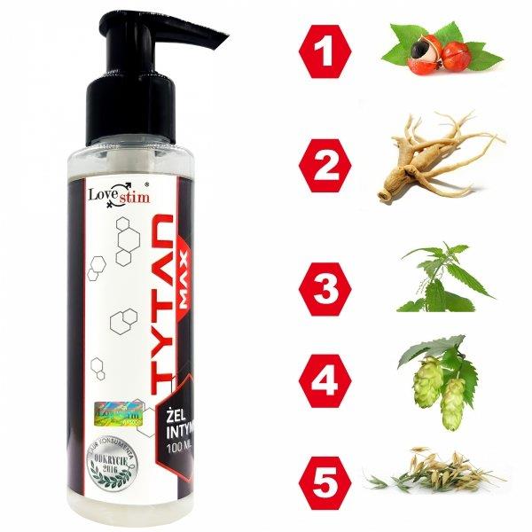 Гель для ерекції LoveStim Tytan Max, 100 мл