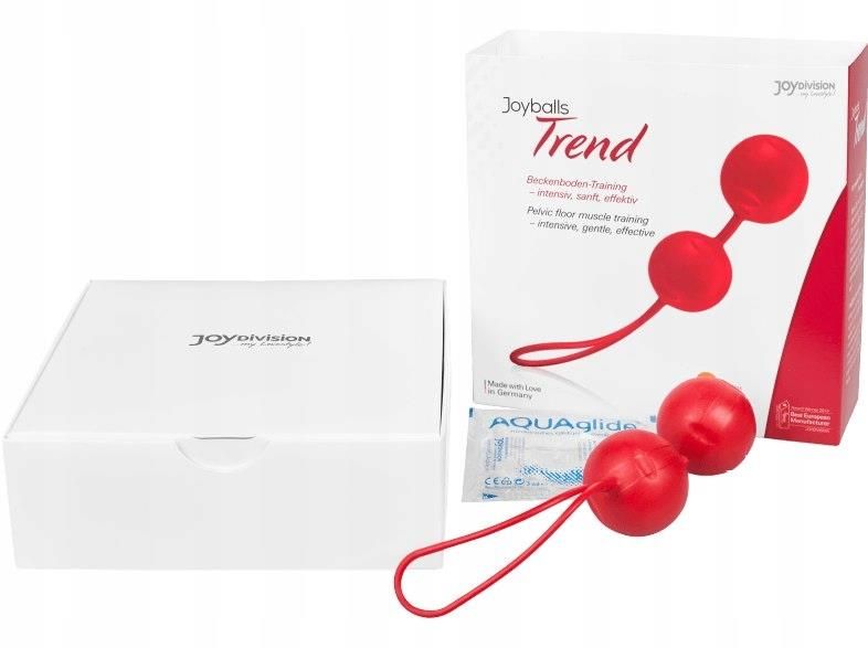 Вагинальные шарики Joy Division Joyballs Trend, 18 см (красный)