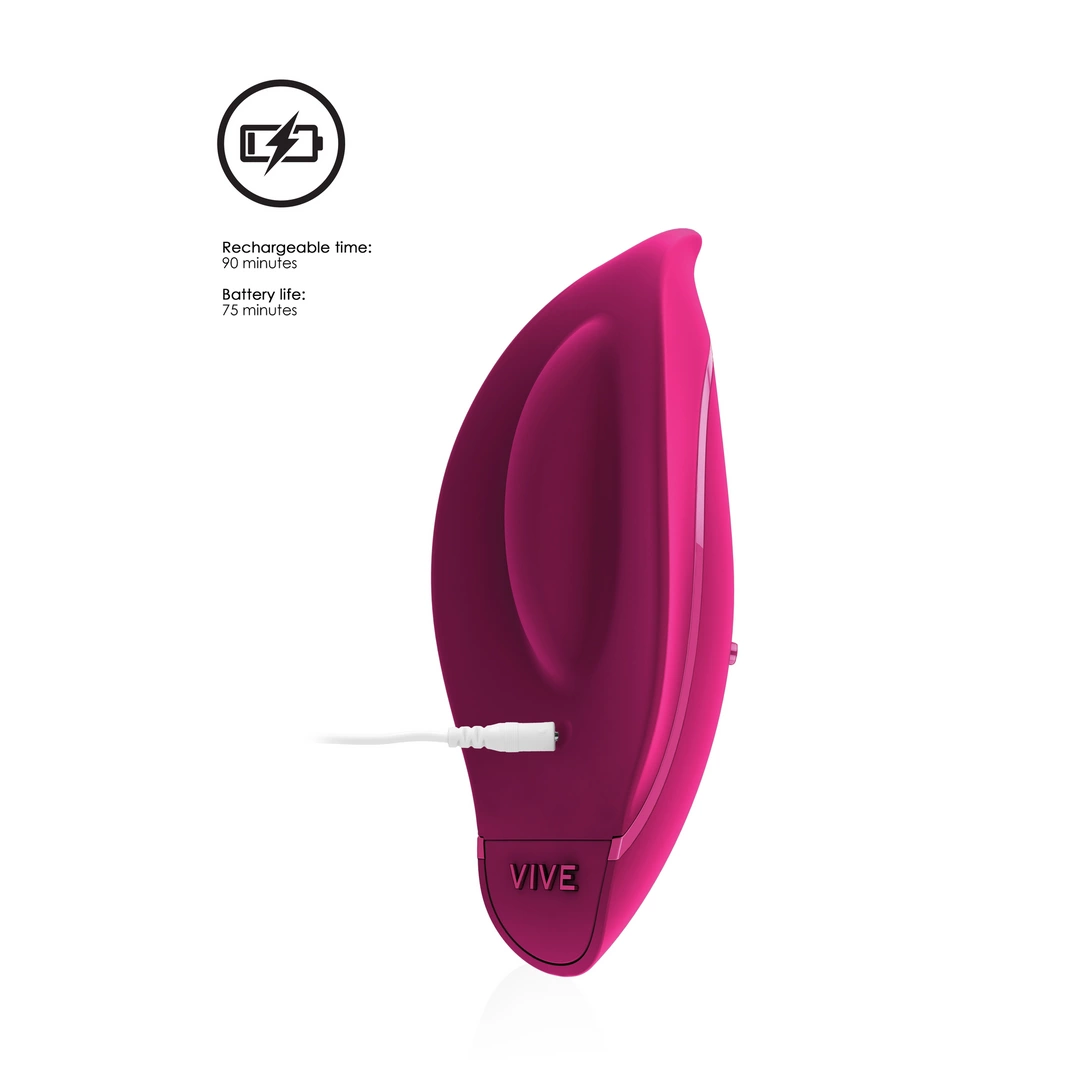 Вибратор Vive Minu Lay On, 8.5 см (розовый)