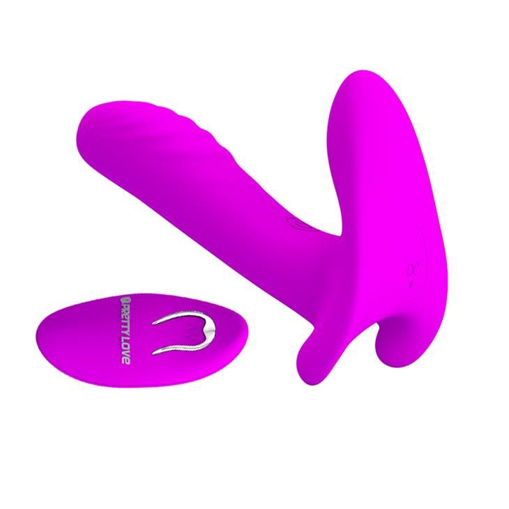 Вібратор Pretty Love Remote Control, 10 см (фіолетовий)