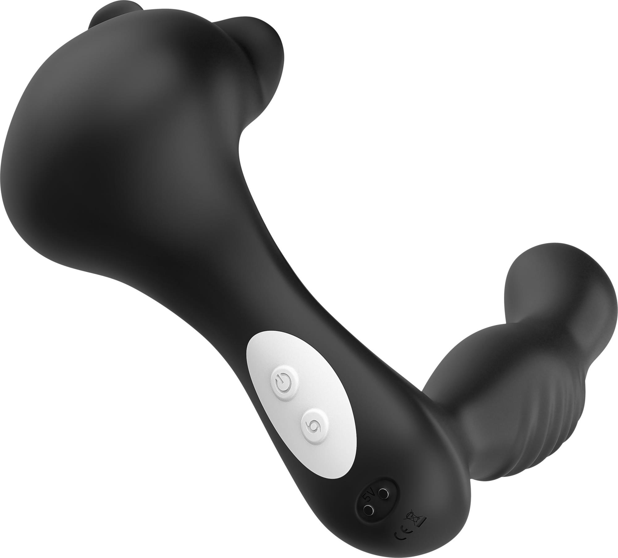 B - Series Joy Surround - Stymulator prostaty B -, Czarny, 15.4 cm