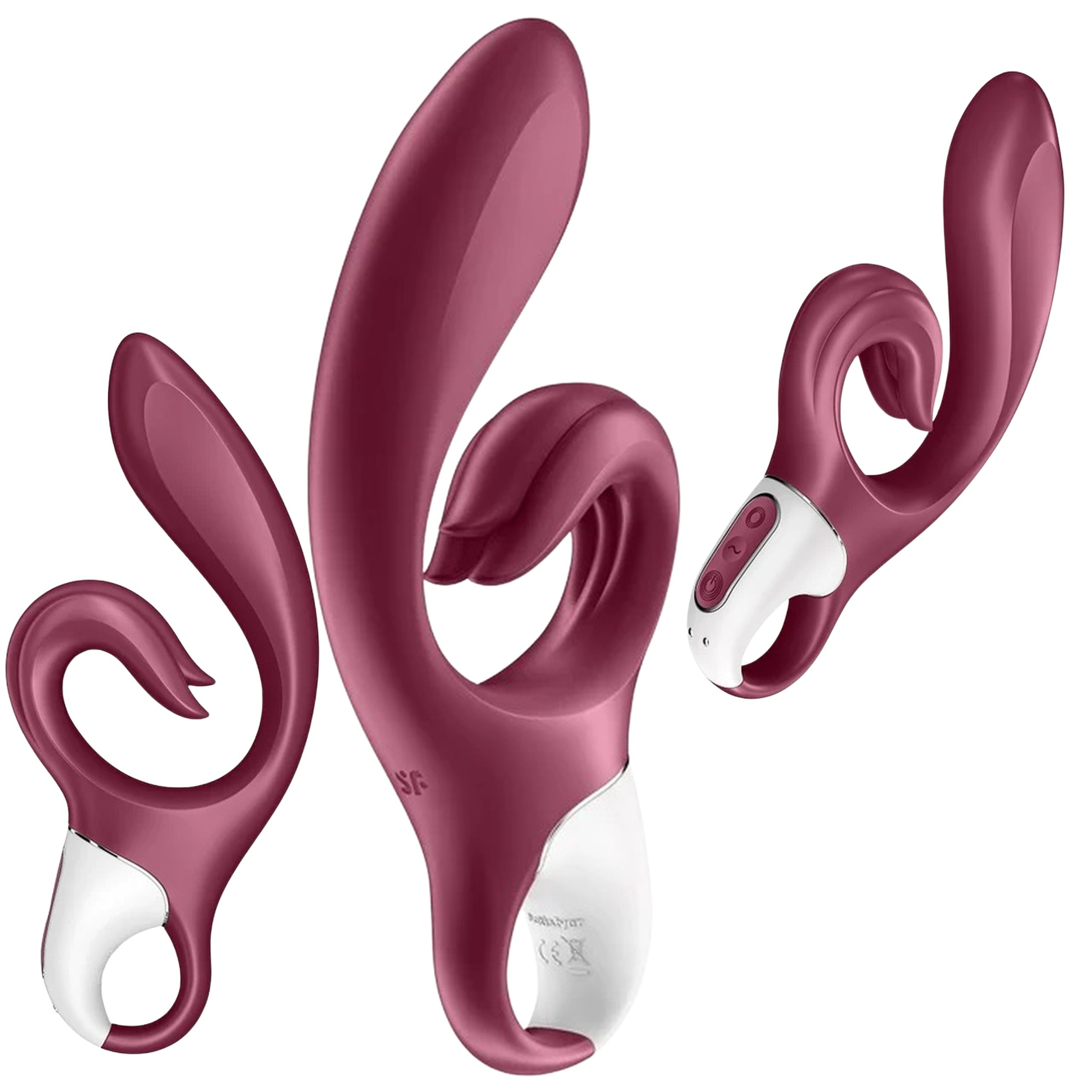 Вибратор-кролик Satisfyer Love Me, 22 см (бордовый)