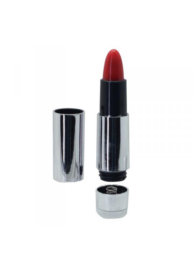 Вібратор Toyz4lovers Multi-Speed Lipstick Vibe, 9 см (сріблястий)